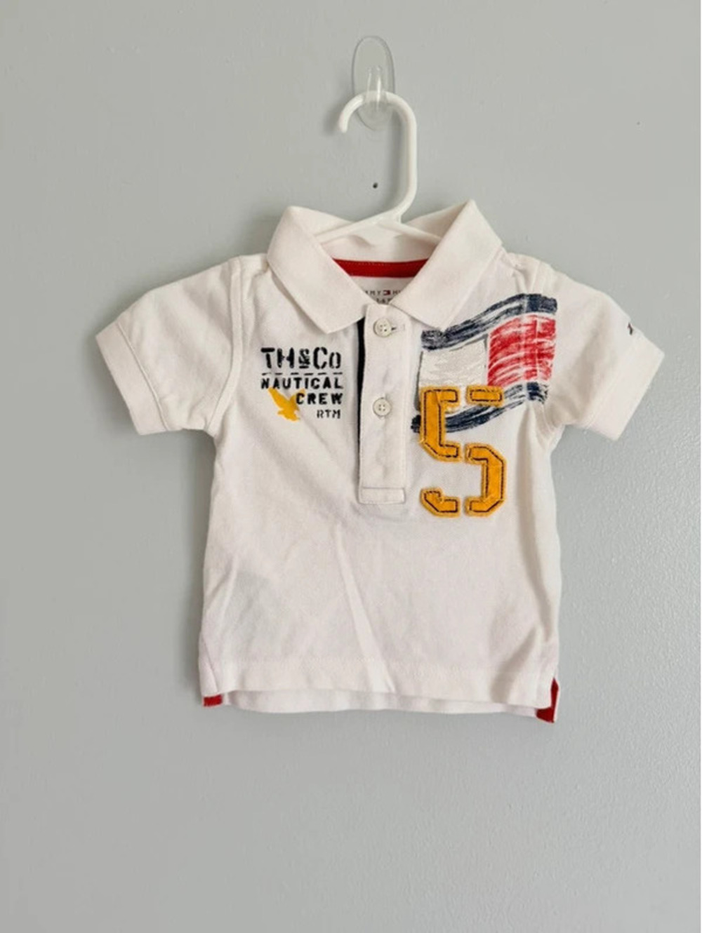 Tommy Hilfiger Nautical Polo Shirt 3-6M
